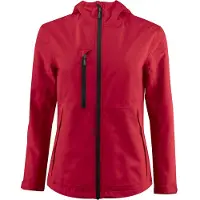 Printer Hiker Shell Jas Dames Rood maat S dames