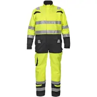 Hydrowear Marsberg Multinorm Overal Fluor Geel/Zwart maat 4XL heren