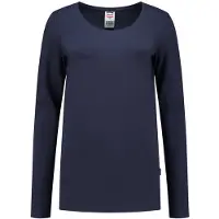 Tricorp 101010 T-Shirt Lange Mouw Dames Blauw maat XXL dames