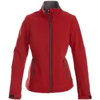 Printer Trial Softshell Jas Dames Rood maat M dames