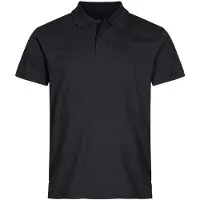 Clique T-shirt met korte mouwen en kraag