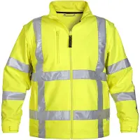 Hydrowear Toulon Softshell jack Fluor Geel maat S heren