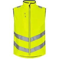 F-engel F. Engel 5156 Safety Softshell Vest Yellow maat XXL heren