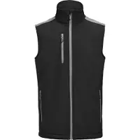 Printer Prime Softshell Bodywarmer Heren Zwart/Staalgrijs maat XXL heren