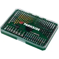 Parkside - Boor-, bit- en dopsleutelset - 100 delig