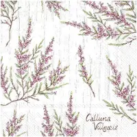 IHR - 2 pakken Lunch servetten - Calluna vulgaris - Grey