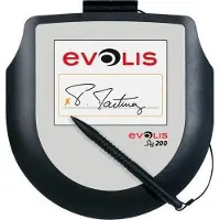 Evolis Sig200, 12,7cm (5") Handtekeningenpad, 12,7cm (5"), Resolutie: 640x480 Pixel, Touchscreen, kleur, (5"), Tekentablet