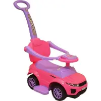 Baby Mix Voertuig - Bestuurder met Pusher Sportwagen 614W roze
