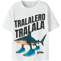 Name it Shirt 'NKMARMI BRAINR' lichtblauw / smaragd / zwart / wit