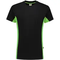 Tricorp 102004 T-Shirt Bicolor Zwart/Lime maat XXL heren