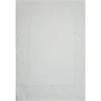 Eurofirany Katoenen Badmat 50x70 cm - Wit, Decoratief, Zacht