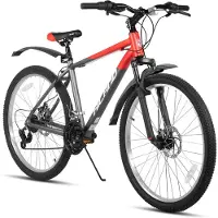 Hiland Mountainbike - 26 Inch - 18 Versnellingen - Mechanische Schijfremmen - Verende Voorvork - MTB voor Heren & Dames