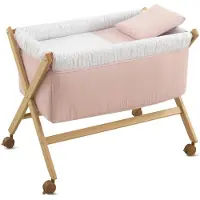 cambrass Plumeti 55x87x74 Cm Mini Crib Roze Kinderen