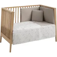 cambrass Abete 60x120x3 Cm Crib Fitted Sheet 2 Units Grijs Kinderen