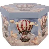 Clayre & Eef Kerstbal Set van 14 Overig 8x8x8 cm Beige Kunststof Kerstballen