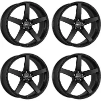 DOTZ 4 velgen, merk , model MarinaBay, kleur zwart, afmetingen 8.5Jx19, steek 5x112, geschikt voor BMW 1, 2, 3, X1, X2, iX1, iX2