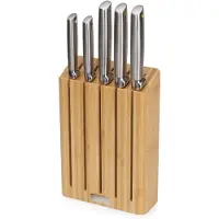 Joseph Joseph Messenset Elevate Steel Knives Bamboo Bruin (5-delig)