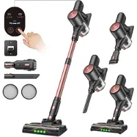 Vactidy Blitz V10 Pro - Draadloze steelstofzuiger - 100 AW, 55 kPa, 400 W - Gebruiksduur van 45 min - LED-display - Telescopische steel