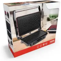 Mira Tosti-ijzers - Tosti Apparaat - Tosti Ijzer - Zwart/Rood - 28cm x 33cm x 12cm