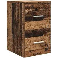 vidaXL Badkamerkast Tussenin Artisanaal eiken 30 x 41 x 50 cm