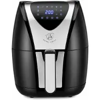 ROYAL SWISS Airfryer 3.5L – Heteluchtfriteuse – 1400W – Zwart –