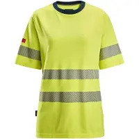 Snickers High-vis Klasse 2 Dames T-shirt Met Korte Mouwen 2567 | Maat: XL