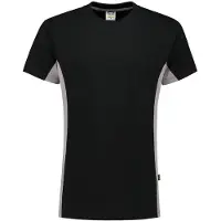 Tricorp 102004 T-Shirt Bicolor Zwart/Grijs maat XL heren