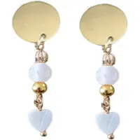 Charme Bijoux Magneet oorbellen Orla goudkleurig hart- geen gaatje-