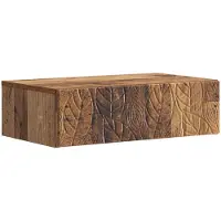 vidaXL Wandgemonteerde Zijtafel 59 x 34,5 x 17 cm Bewerkt hout