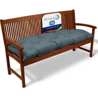 Beautissu Flair BK Bankkussen 180x50x10 cm Blauwgrijs – Zit- en Rugkussen