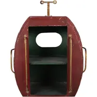 Clayre & Eef Wandkast 48x26x60 cm Rood Metaal