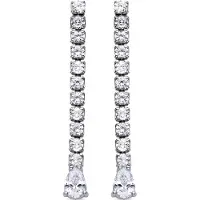 Luxenter Oorbellen 'Guoi' zilver / transparant
