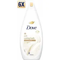 Dove 6x - Douchegel - Soft Caring Bath - 720ml