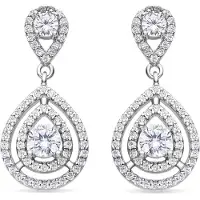 Luxenter Oorbellen 'Yssyl' zilver