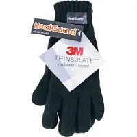 Thinsulate Dunsulate 3m 40 gram thermo winterhandschoenen voor kinderen - Zwart