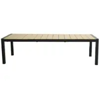 Overig Tuintafel Ugo - Aluminium En Polywood - 95 X 275 X 76 Cm - Uitschuifbaar