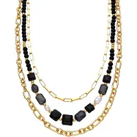 Luxenter Ketting 'Nyste' zwart