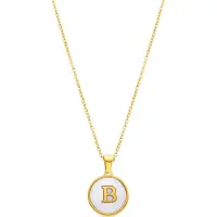Luxenter Ketting 'Alphabet' wit