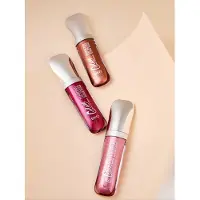 Glam Of Sweden - Diamond Lip Gloss - Super Shine - Glans en Glitter - Set met 3 flesjes Pink / Toffe / Rose - Roze / Goud Bruin / Donker Roze
