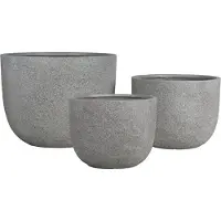 Ptmd Delsey Sand GRC Structure Pot Big Set Of 3