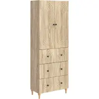 vidaXL Kast Set 2 st Bewerkt hout