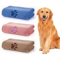 Unyqoos Set van drie absorberende handdoeken voor huisdieren van zachte microvezel