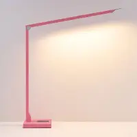 Molto Luce Bureaulamp FLOYD ACCU, dimbaar, paars / roze / rose, Werkkamer / Kantoor, Aluminium, Modern, bureaulamp