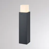 Molto Luce LED tuinpadverlichting FYNN-O, hoogte 45 cm, antraciet, CCT IP65 aan/uit FYNN-O, zwart, Aluminium, Modern