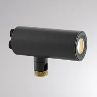 Molto Luce LED-lampenkop CHOPA II, antraciet, CCT, IP65, metaal II, zwart, Aluminium, Modern, buitenlamp