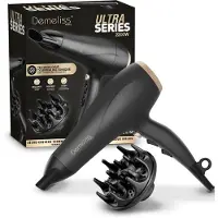 Saint Algue Demeliss Ultra Series Professionele Haardroger - 2200w - Ionische Technologie - Zwart