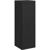 vidaXL Wandgemonteerde Badkamerkast Zwart 33 x 34,5 x 100 cm