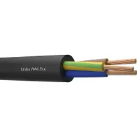 Draka VMVL Eca 3G2.5mm² Flexibel Vinyl Kabel Zwart - 803893 [100 Meters]