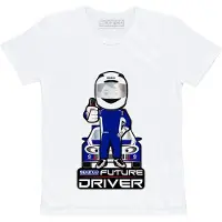 Sparco Future Racer Kinderen T-Shirt - Wit — 9-11 jaar