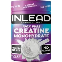 INLEAD 100% Pure Creatine Monohydrate (500g) Unflavoured - Creatine - Creatine Monohydraat